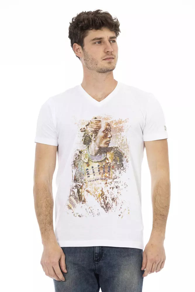 Trussardi Action White Cotton T-shirt