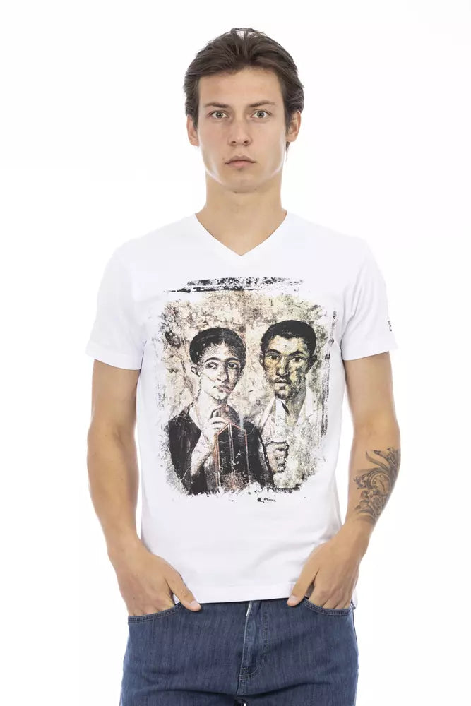 Trussardi Action White Cotton T-shirt