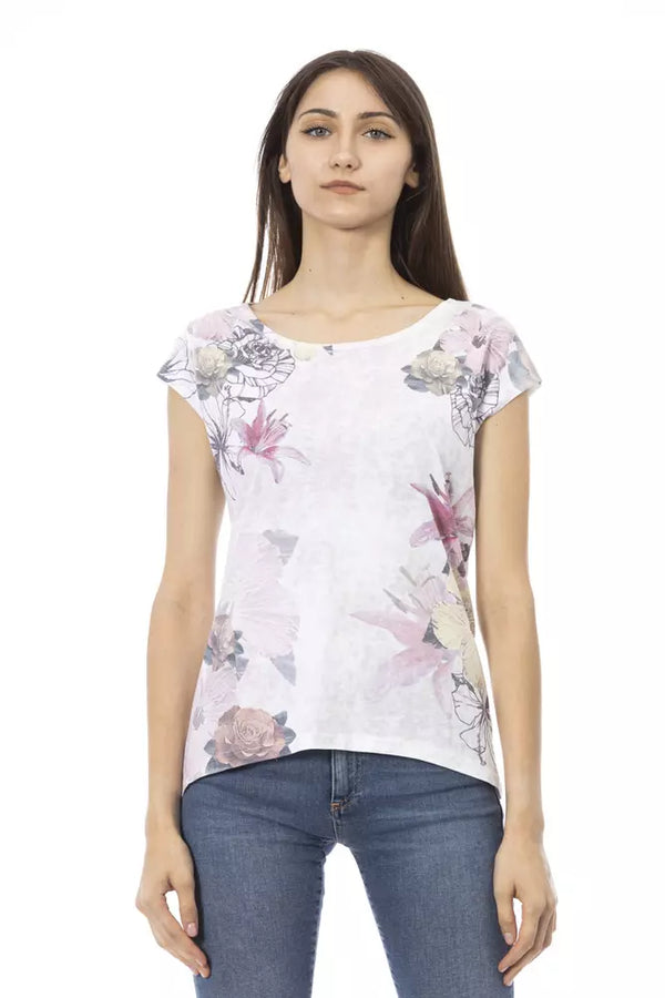 Trussardi Action - White Cotton Women T-Shirt