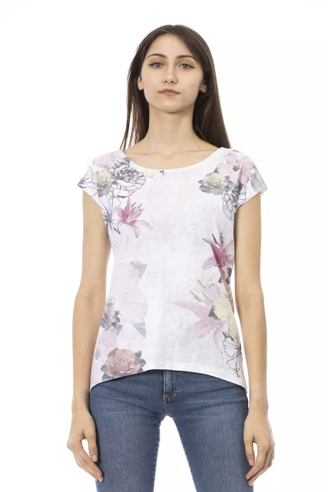 Trussardi Action - White Cotton Women T-Shirt