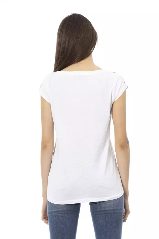 Trussardi Action - White Cotton Women T-Shirt