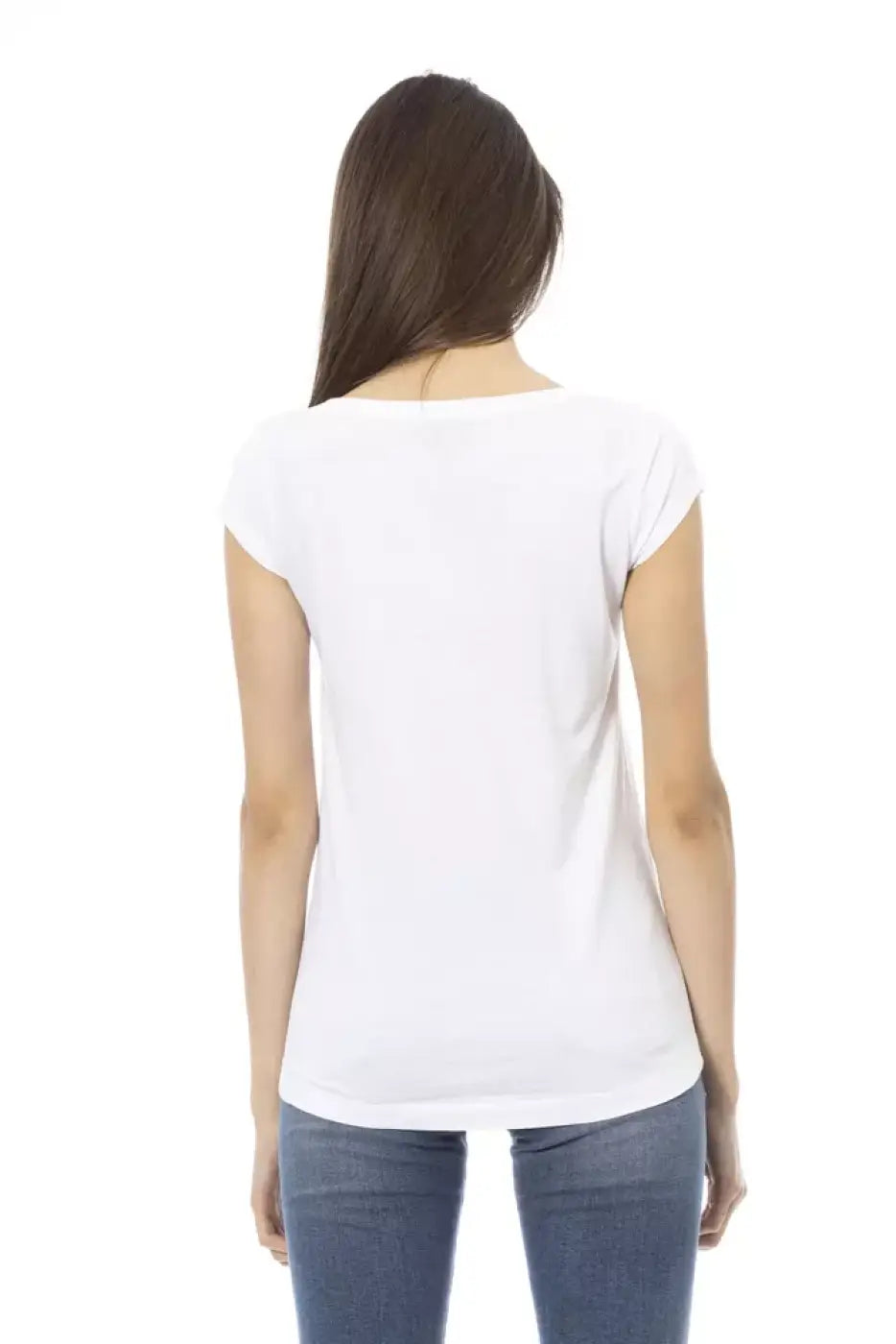 Trussardi Action White Cotton Women T-shirt