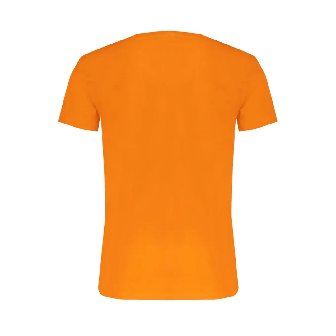 Trussardi Arancione Cotton Men T-Shirt
