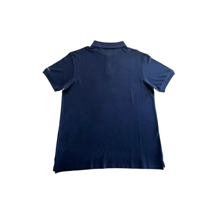 Trussardi Beachwear Blue Cotton Men’s Polo Shirt