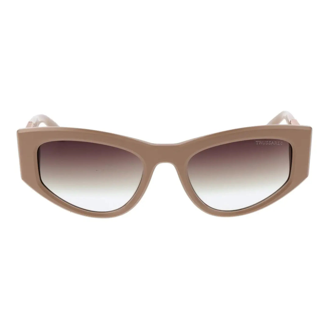 Trussardi Beige Acetate Sunglasses