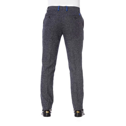 Trussardi Black Cotton Men Pant