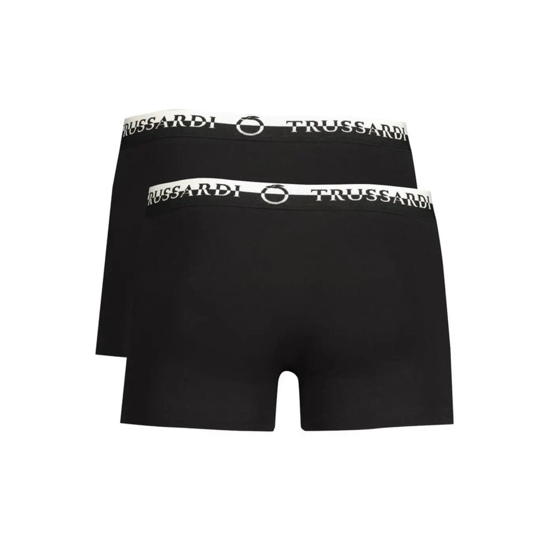 Trussardi Black Cotton Men’s Boxer