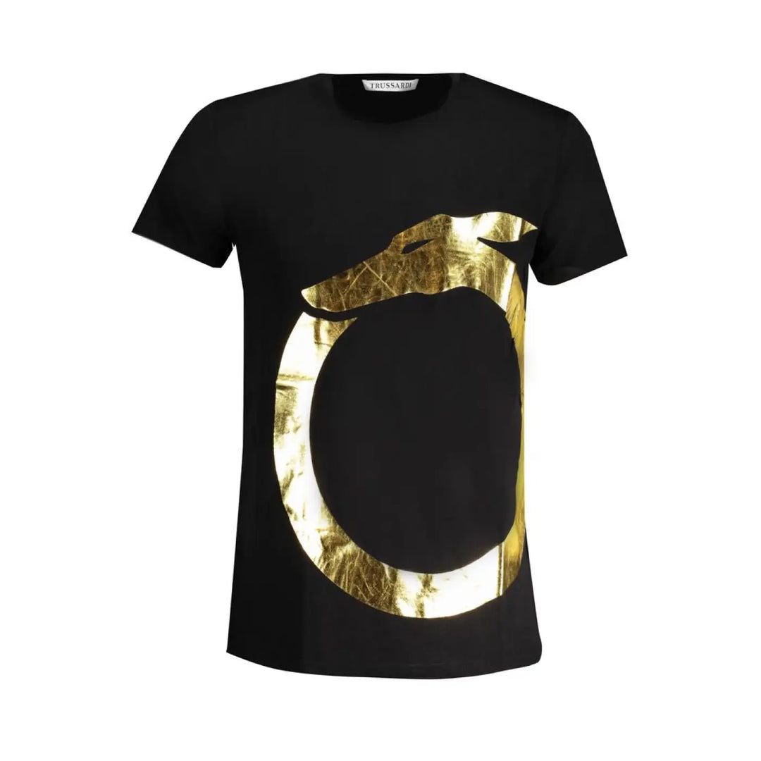 Trussardi Black Cotton Men’s T-Shirt