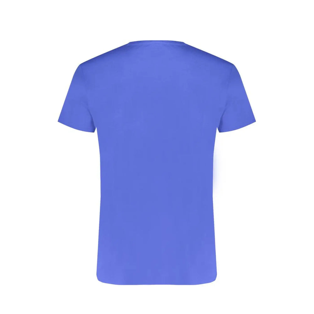 Trussardi Blue Cotton Men T-shirt
