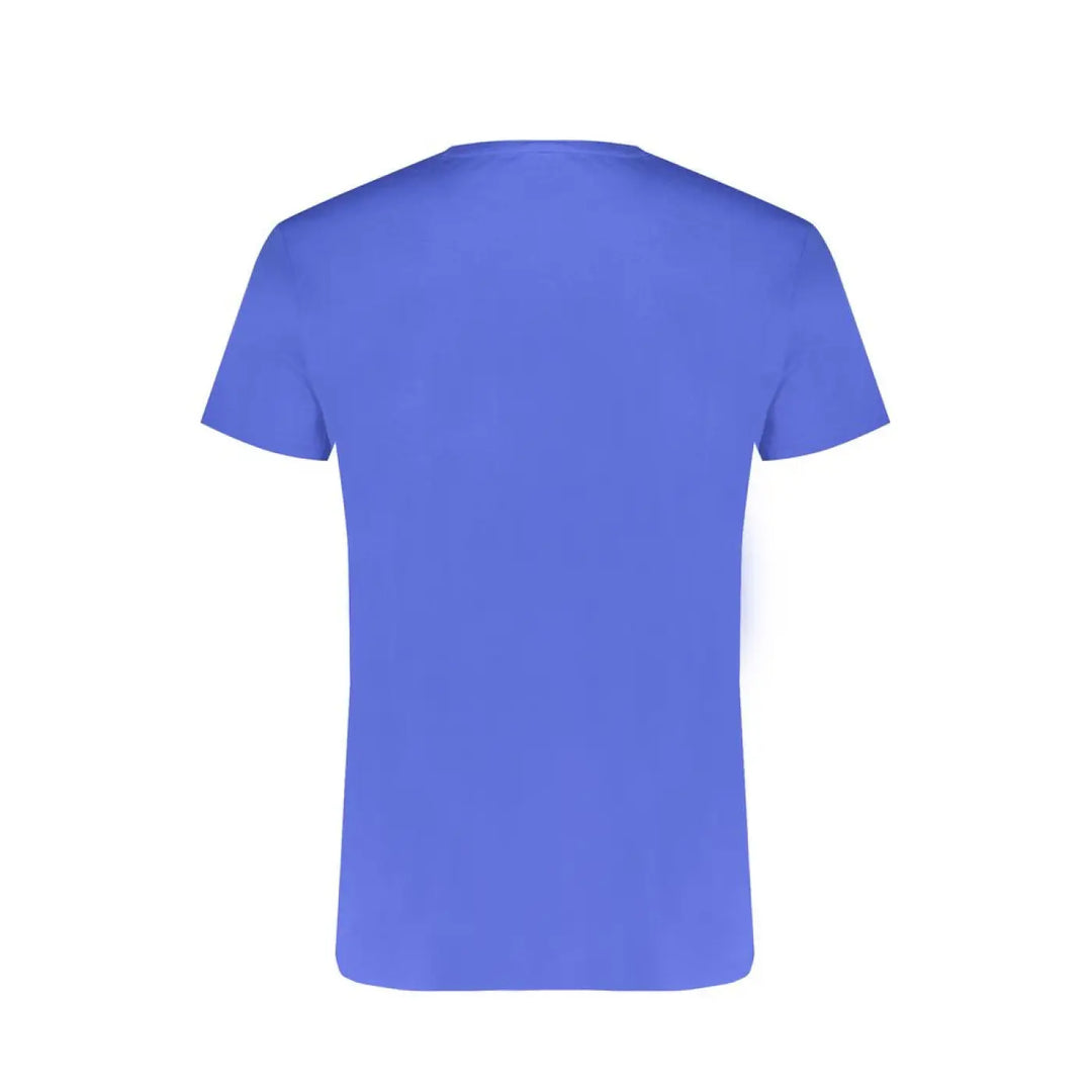 Trussardi Blue Cotton Men T-shirt