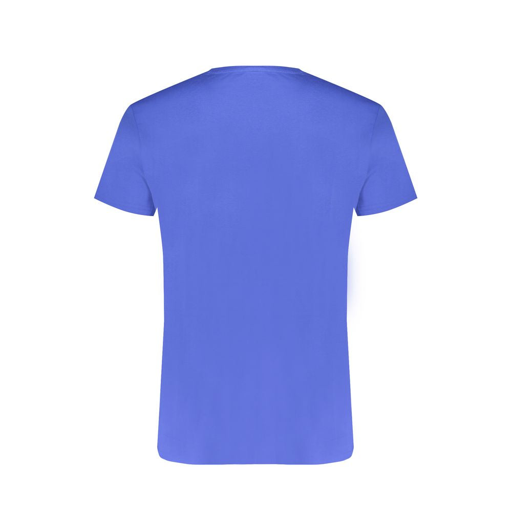 Trussardi Blue Cotton Men T-shirt
