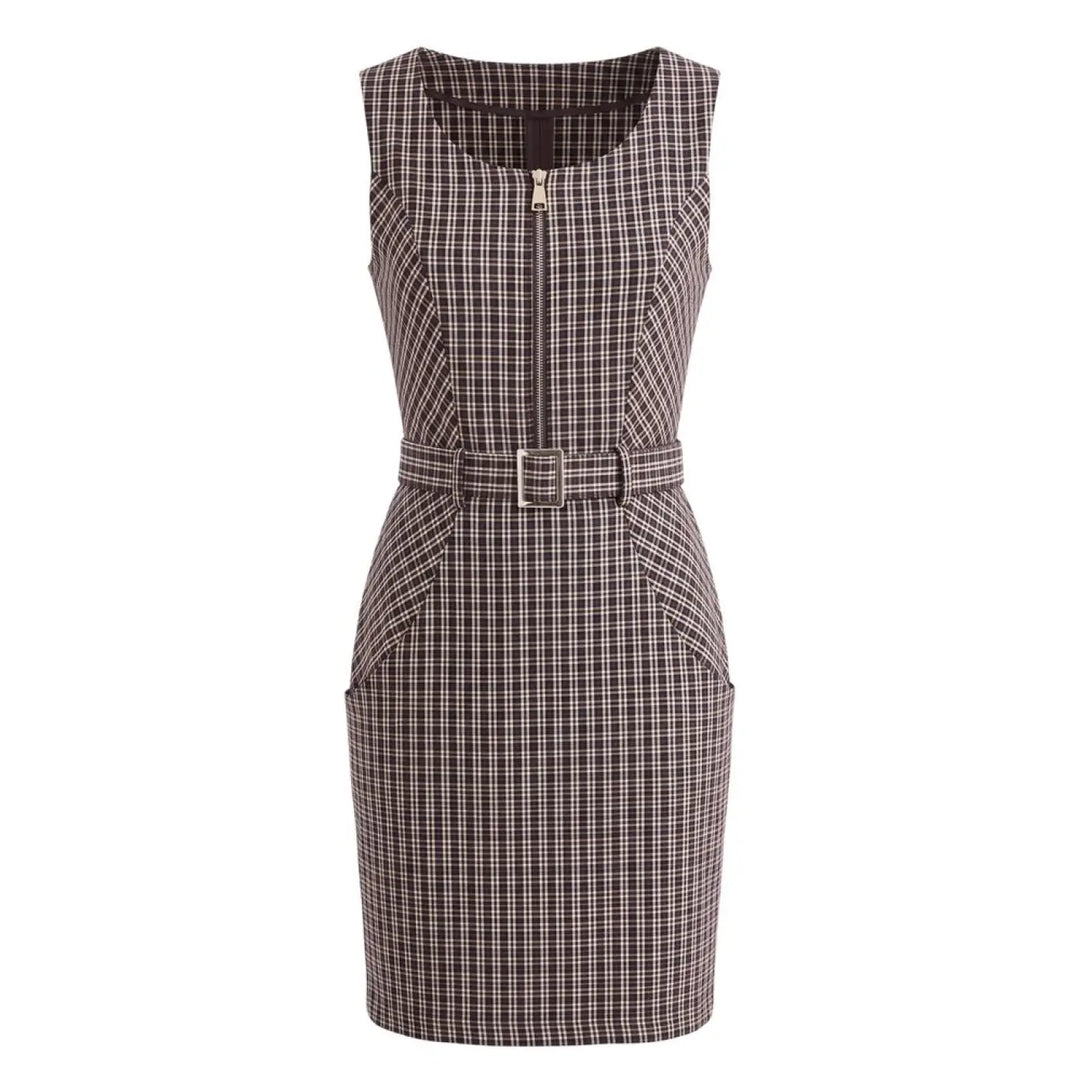 Trussardi Jeans Black Cotton Women Dress