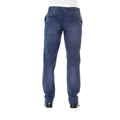 Trussardi Jeans Blue Cotton Men
