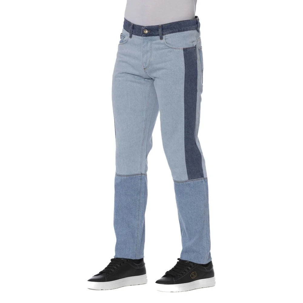 Trussardi Jeans Blue Cotton Men