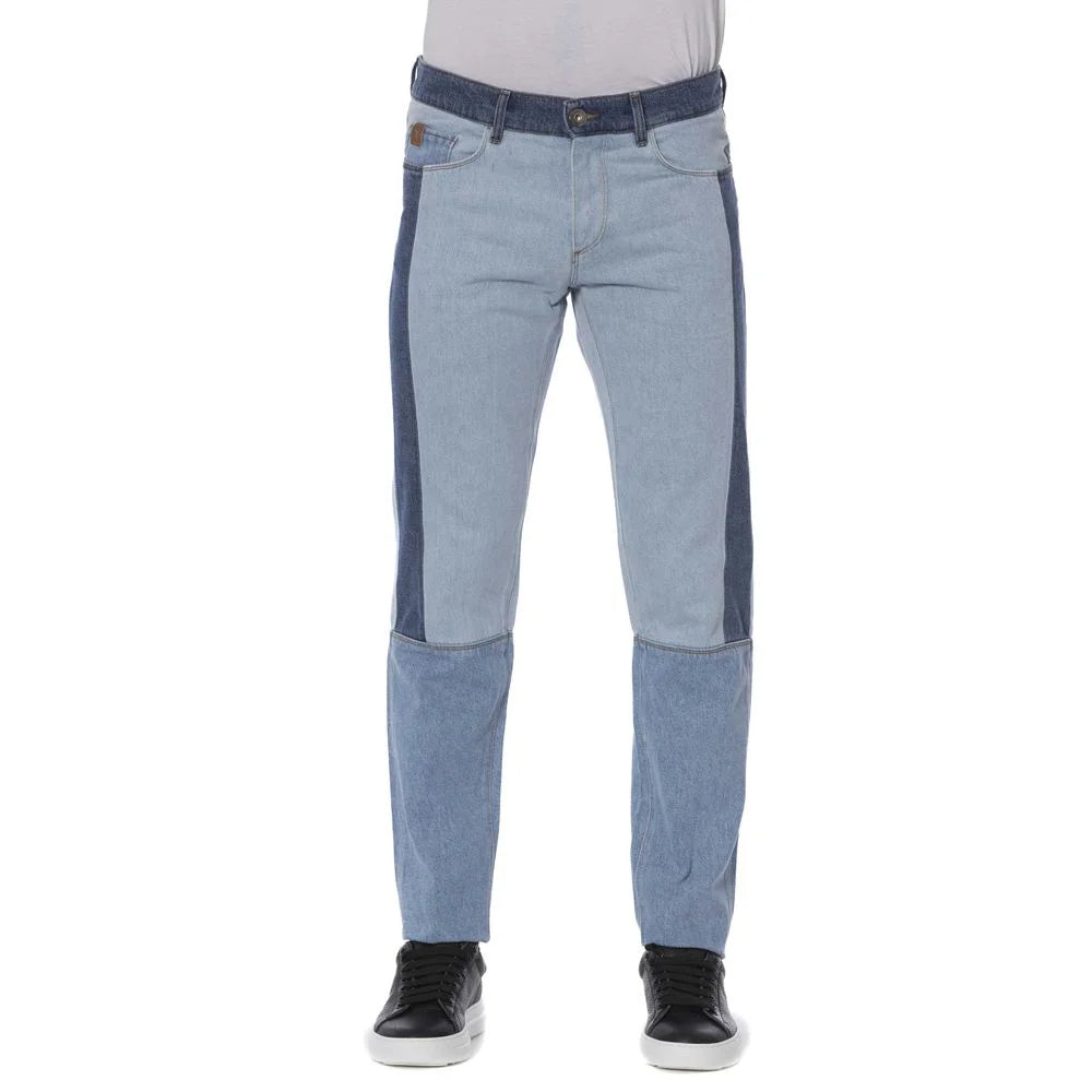 Trussardi Jeans Blue Cotton Men