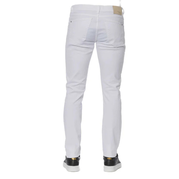 Trussardi Jeans White Cotton Men