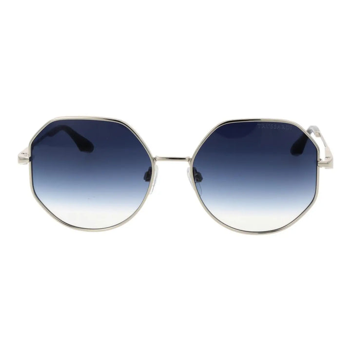 Trussardi Silver Metal Sunglasses