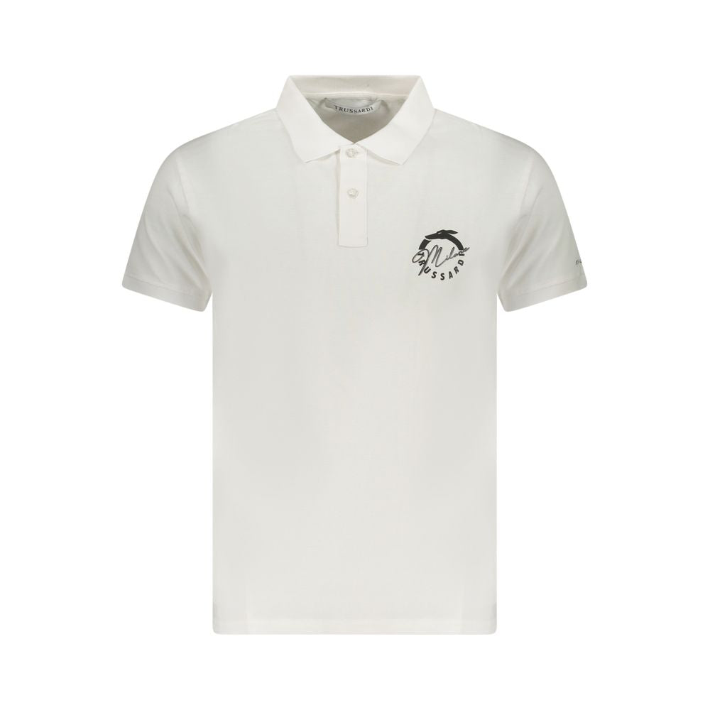 Trussardi White Cotton Men&