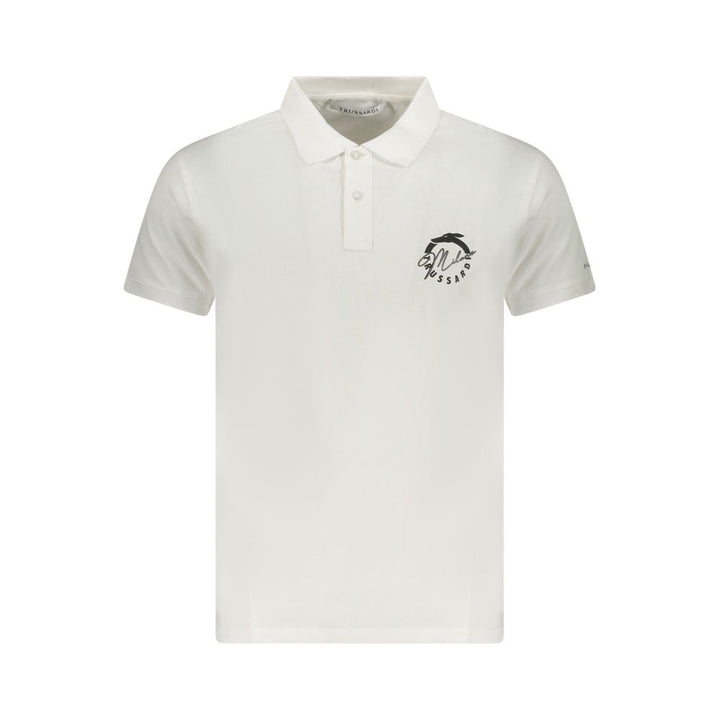 Trussardi White Cotton Men&