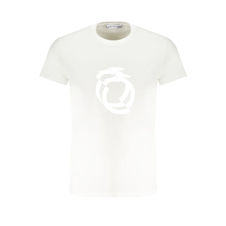 Trussardi White Cotton Men’s T-shirt