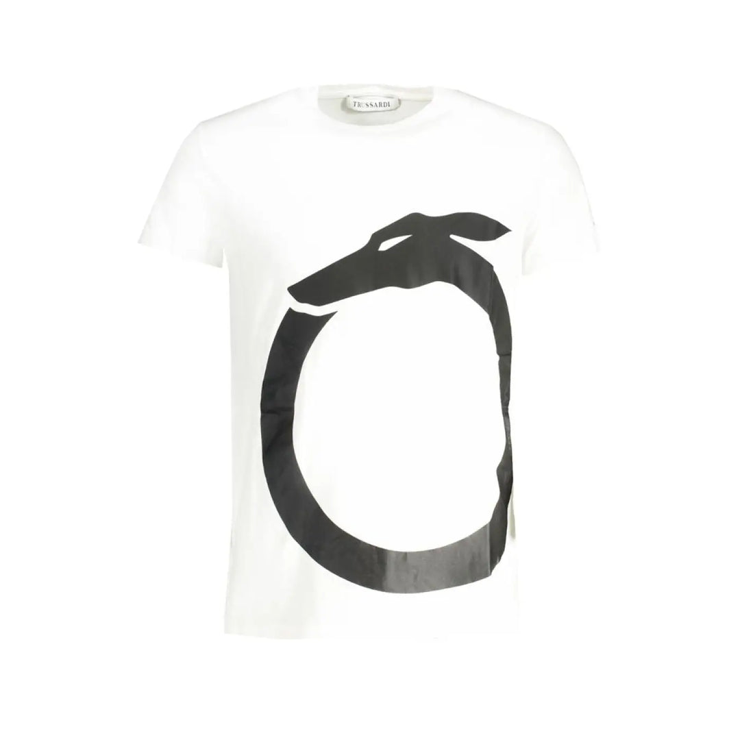 Trussardi White Cotton Men’s T-shirt