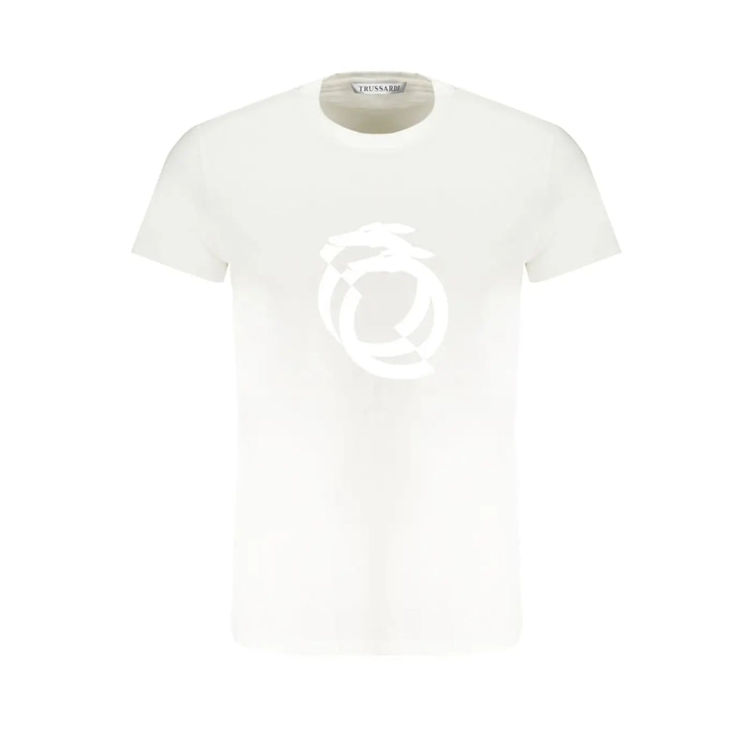 Trussardi White Cotton Men’s T-shirt
