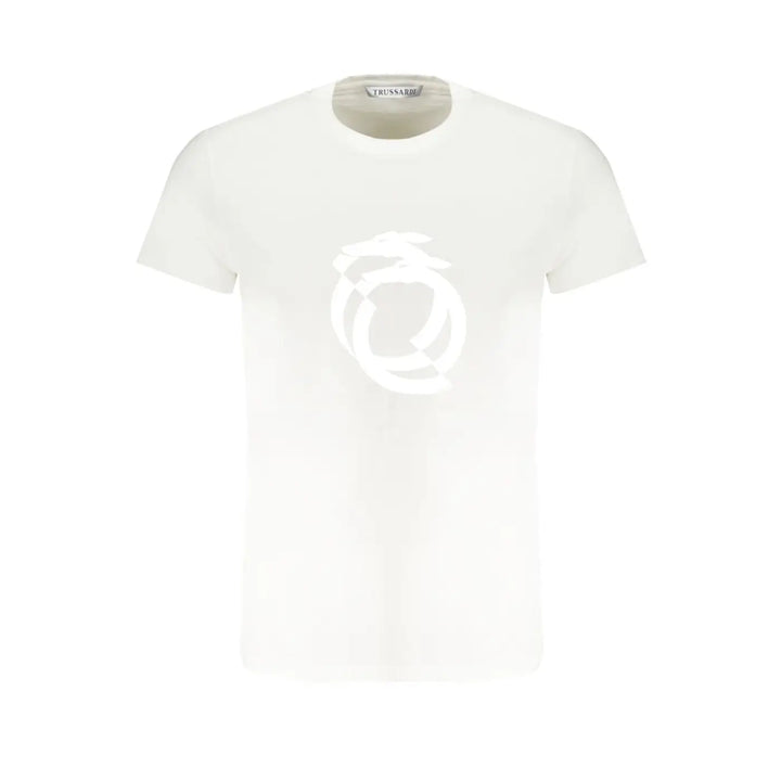 Trussardi White Cotton Men’s T-shirt