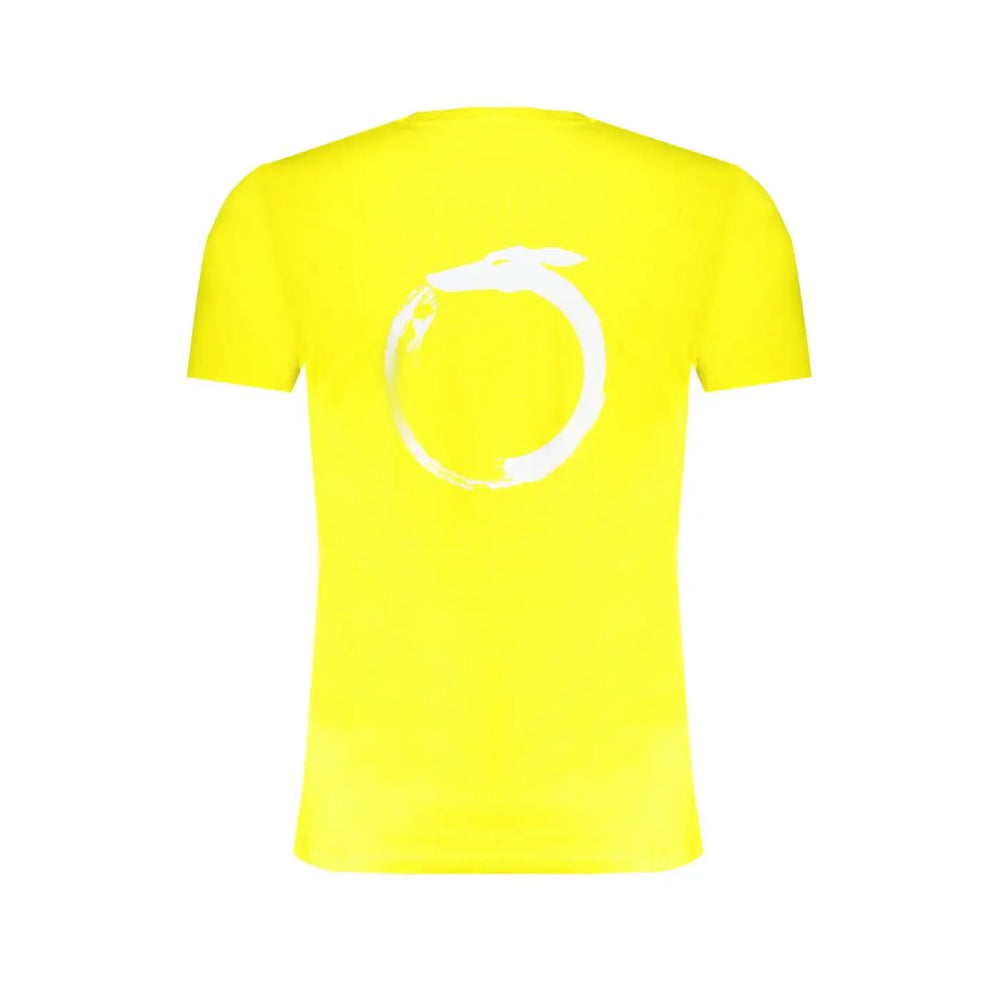Trussardi Yellow Cotton Men’s T-shirt