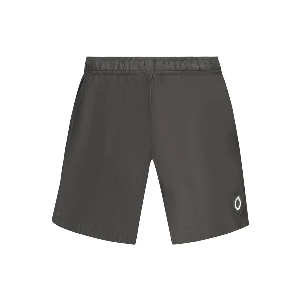 Trussardi’s Sleek Innovation Black Polyester Short Leggings Style Meets Sport Trussardi
