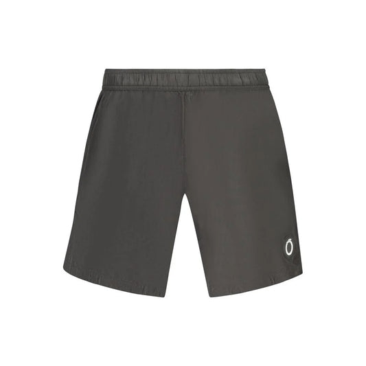 Trussardi’s Sleek Innovation Black Polyester Short Leggings Style Meets Sport Trussardi