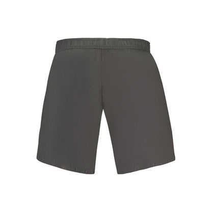 Trussardi’s Sleek Innovation Black Polyester Short Leggings Style Meets Sport Trussardi