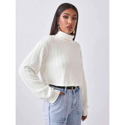 Elevate Your Style with Our Turtleneck Long Sleeve Top Clothing Tops Trendsi