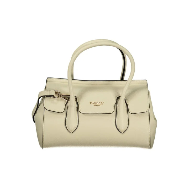 Twinset Beige Polyurethane Women Tote