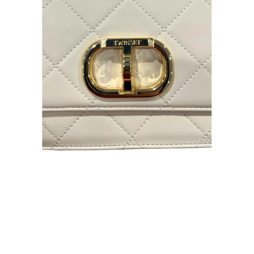 Twinset Beige Pu Women Crossbody Bag