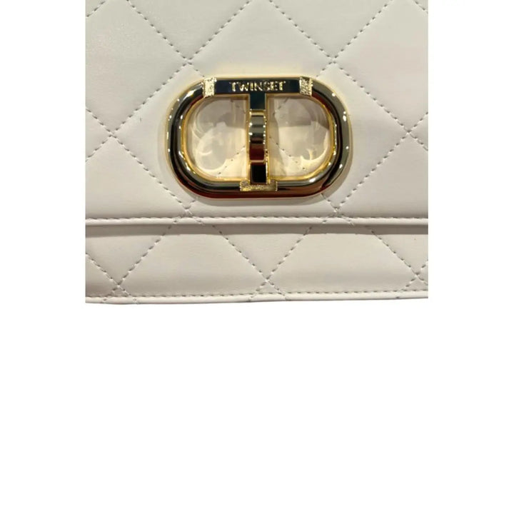 Twinset Beige Pu Women Crossbody Bag