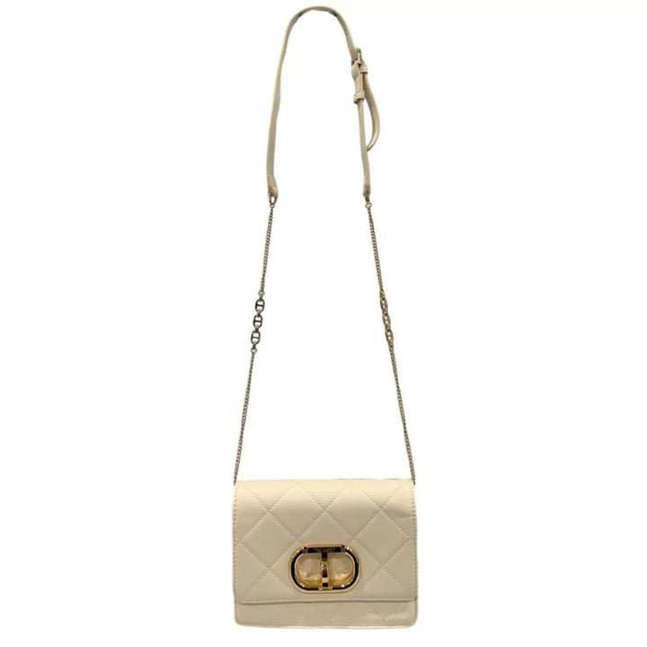 Twinset Beige Pu Women Crossbody Bag