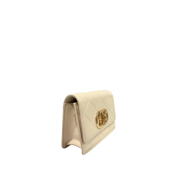 Twinset - Beige PU Women Crossbody Bag