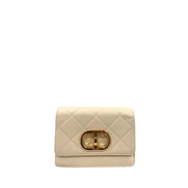 Twinset - Beige PU Women Crossbody Bag