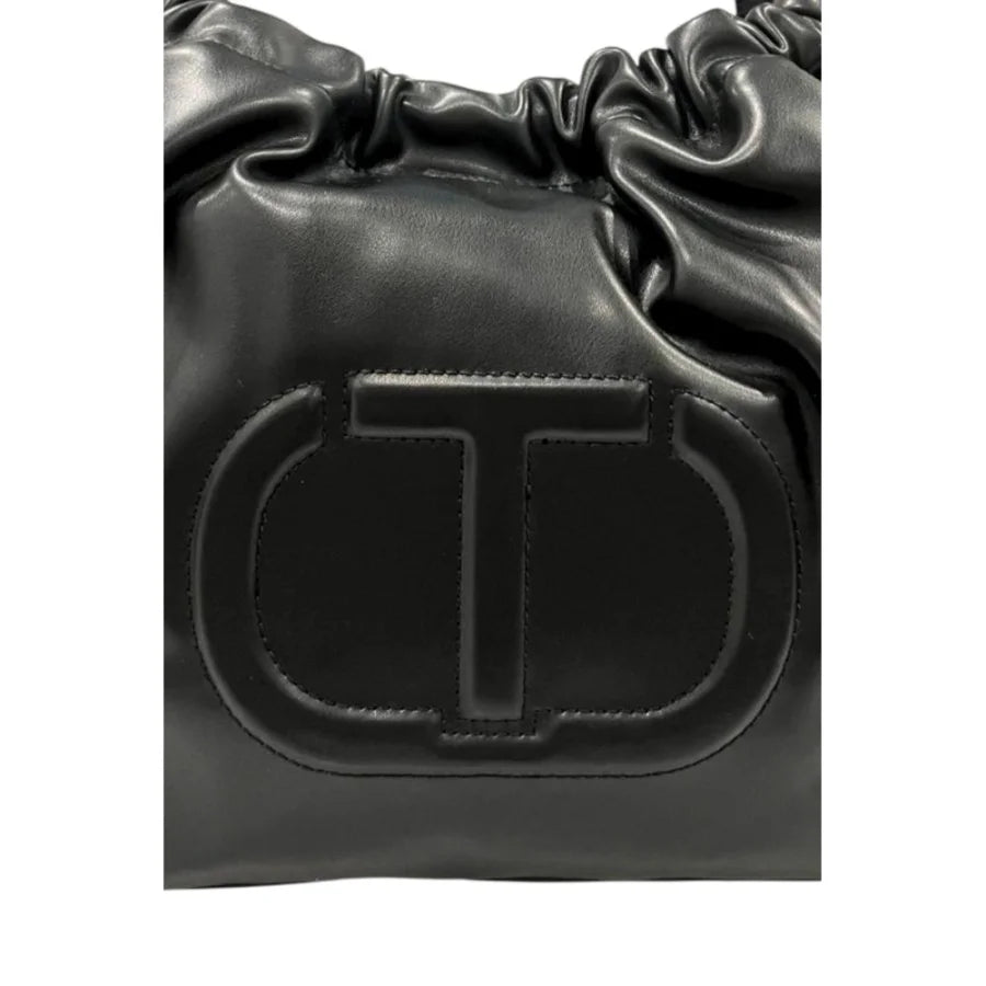 Twinset Black Polyethylene Clutch Bag