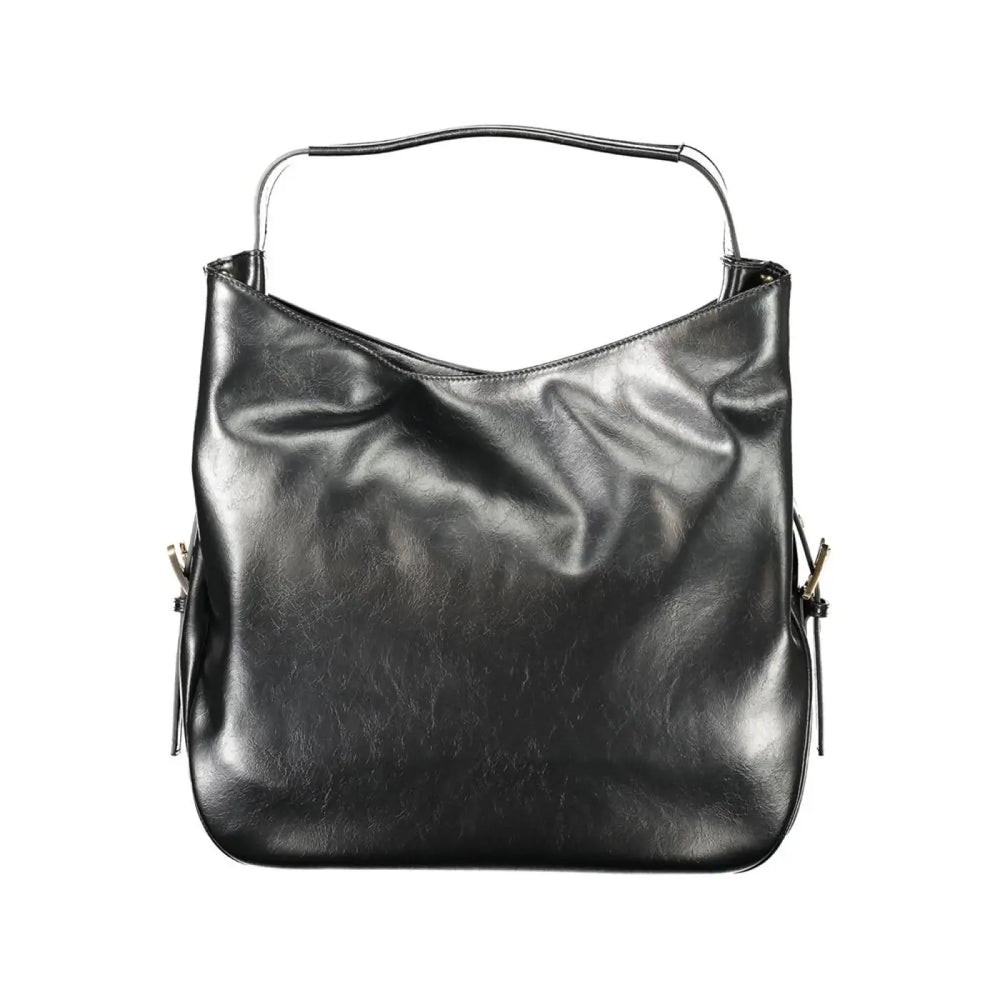 Twinset Black Polyurethane Women Hobo Bag