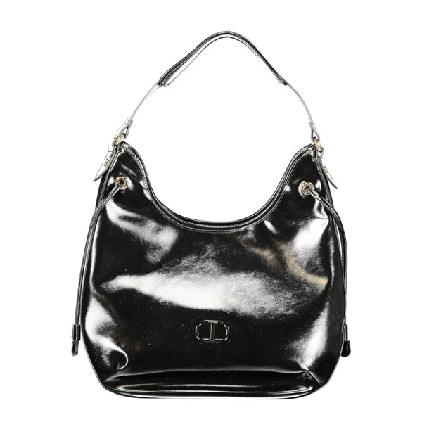 Twinset - Black Polyurethane Women Hobo Bag