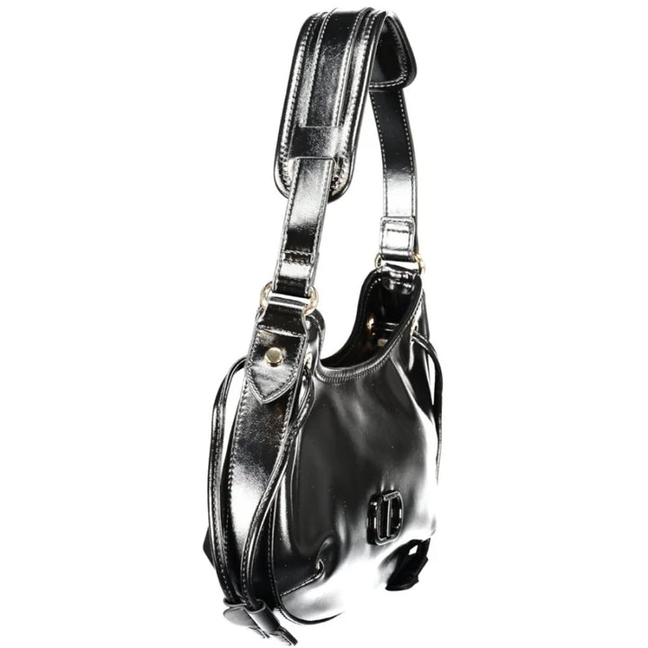 Twinset Black Polyurethane Women Hobo Bag