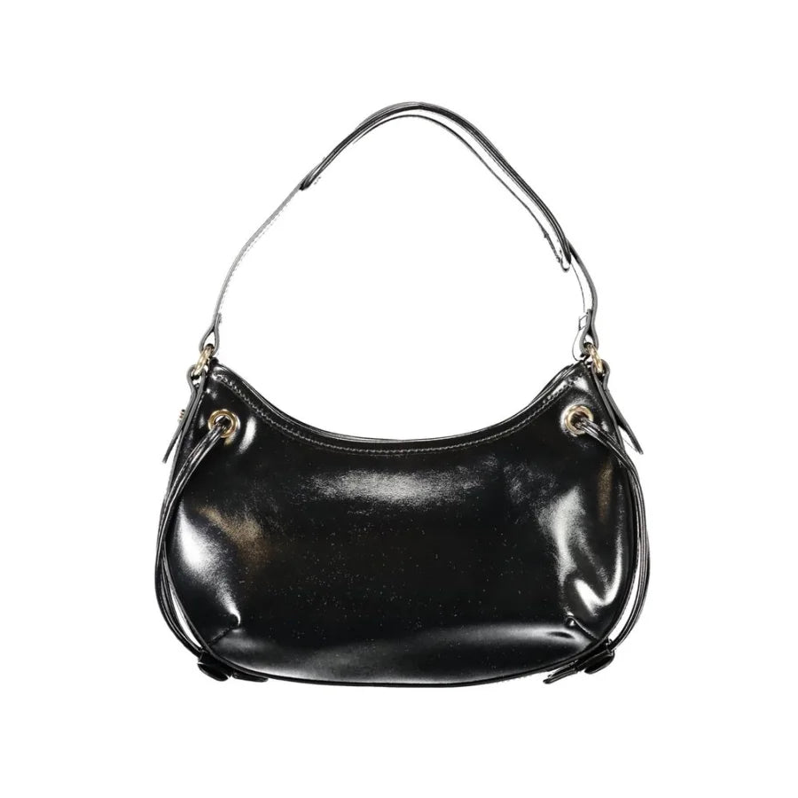 Twinset - Black Polyurethane Women Hobo Bag