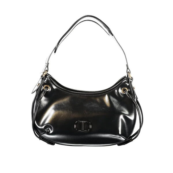 Twinset - Black Polyurethane Women Hobo Bag