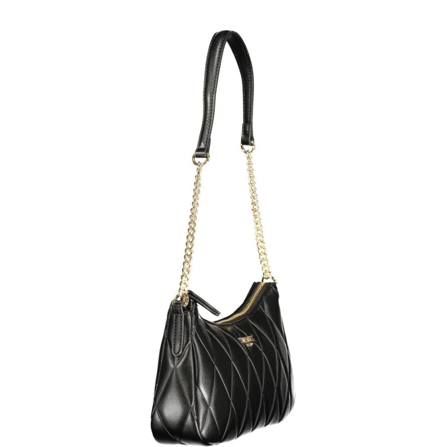 Twinset Black Polyurethane Women Shoulder Bag