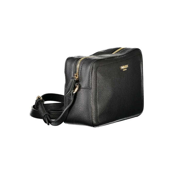Twinset Black Polyurethane Women’s Camera Bag