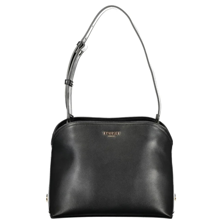 Twinset Black Polyurethane Women’s Shoulder Bag