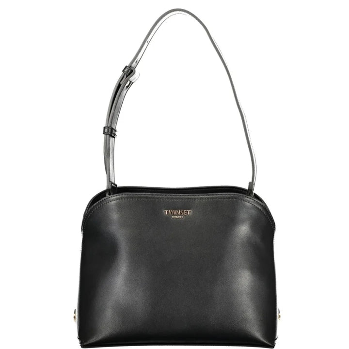 Twinset Black Polyurethane Women’s Shoulder Bag