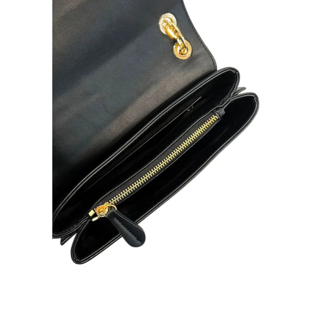 Twinset Black PU Women Crossbody Bag