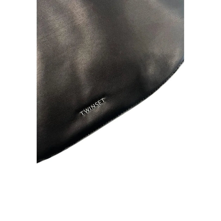 Twinset Black PU Women Handbag